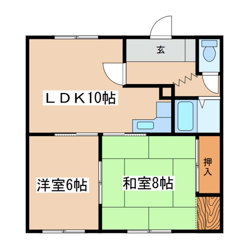 間取図 サニーハイツ