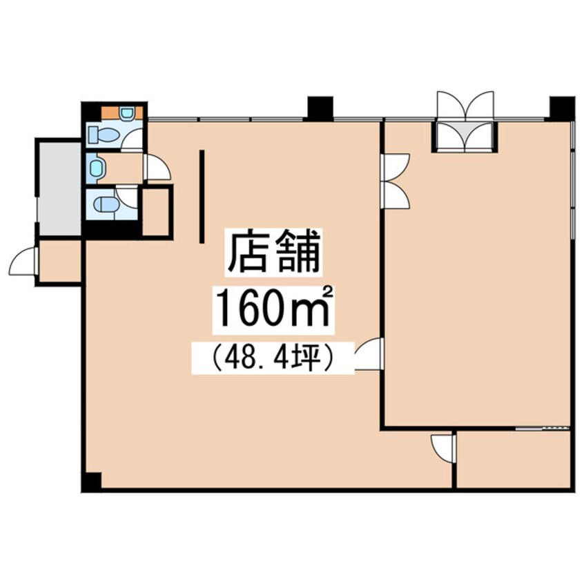 間取図 駒場町3-8貸店舗