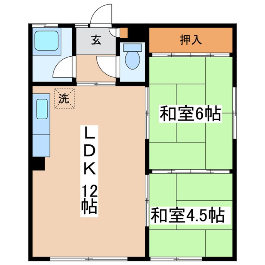 間取図 若草マンション