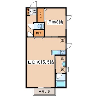 間取図 EdelRose（エーデルローズ）