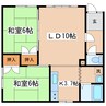 斉藤マンション1 2LDKの間取り