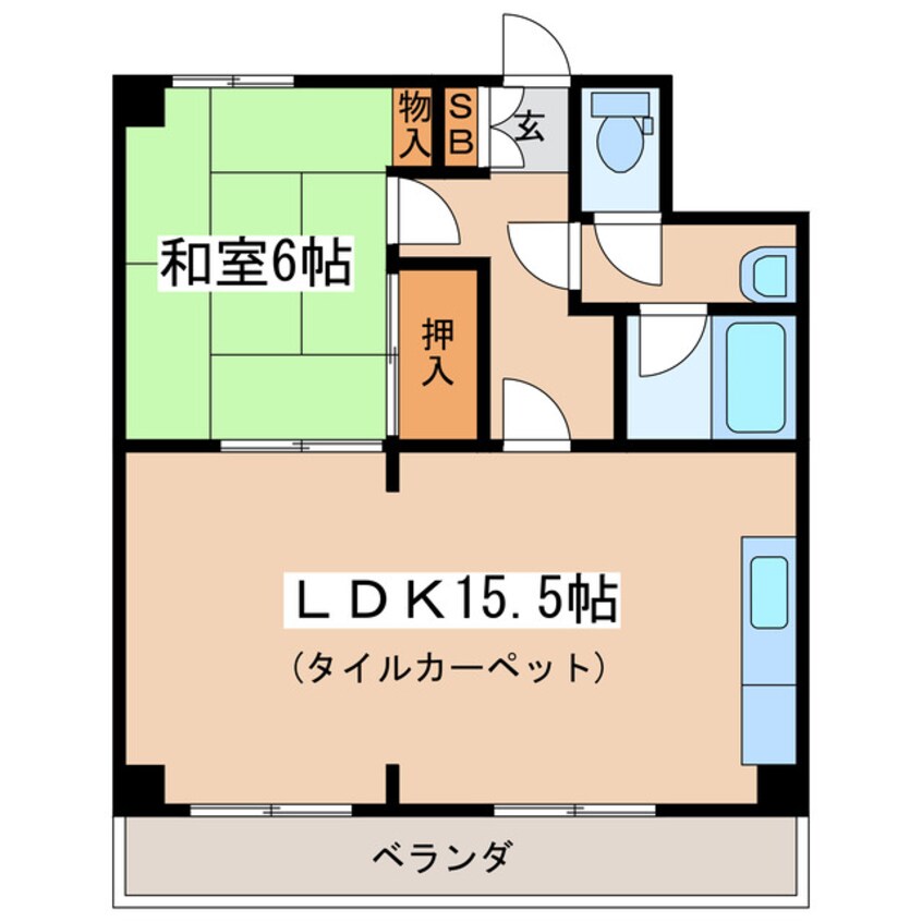 間取図 三共ユタカビル