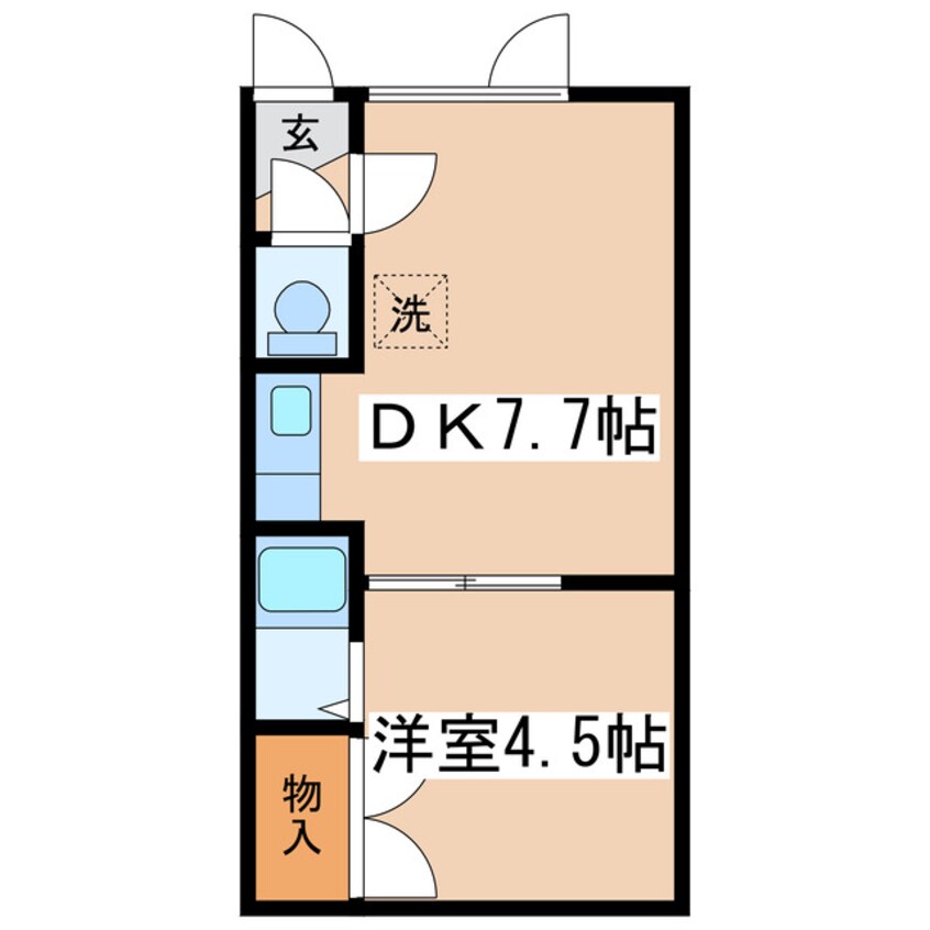 間取図 シャルム緑ヶ岡