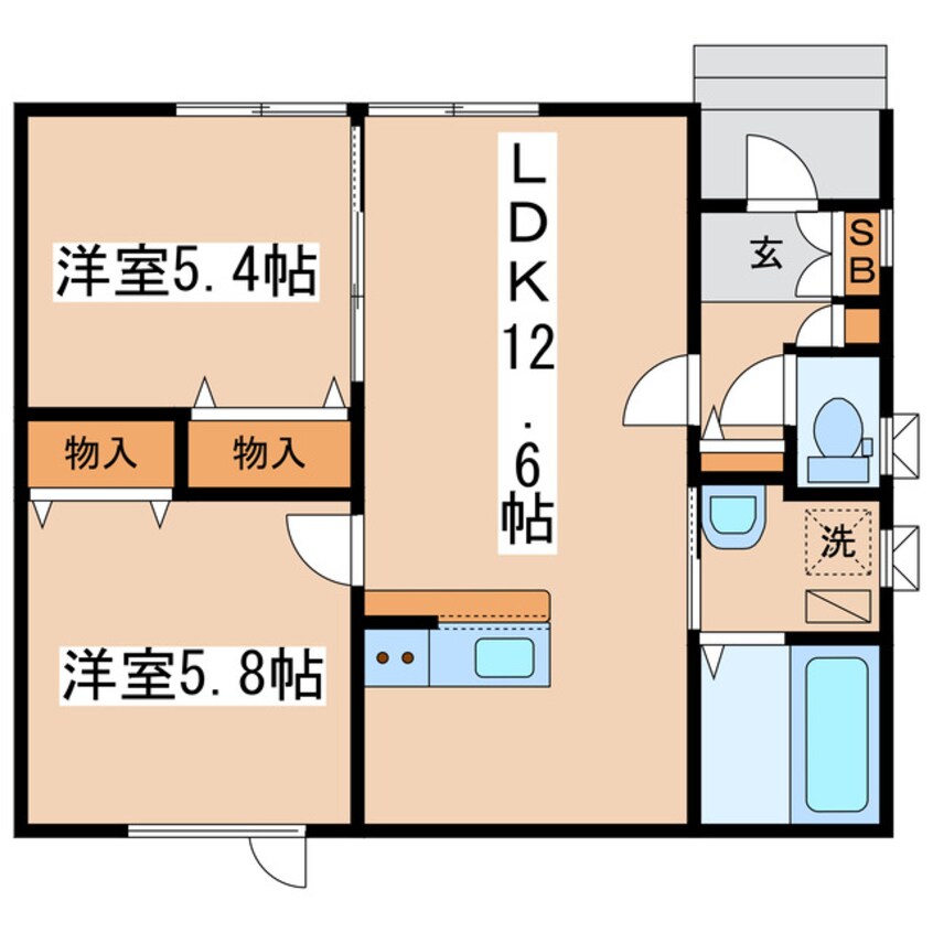 間取図 エスポワール