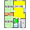 国誉ハイツの間取図