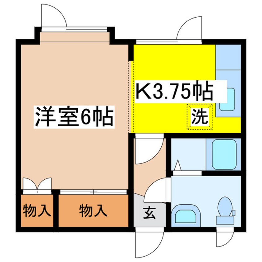 間取図 ヴィレッジ芦野