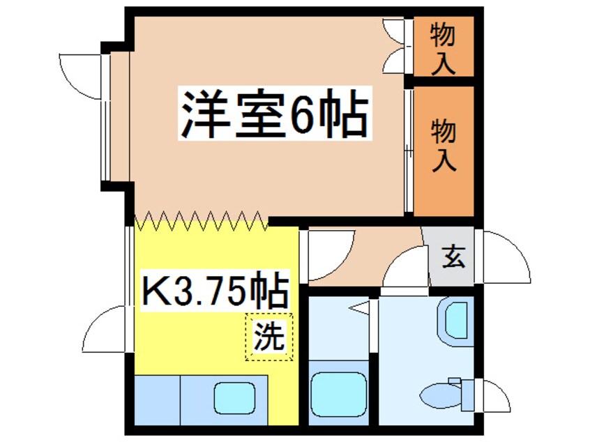 間取図 ヴィレッジ芦野