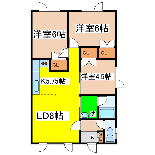 間取り図 ハイブリッチハイツ