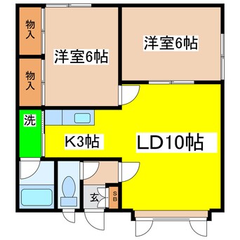 間取図 ハイツかきくけこ