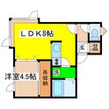 レディパーパスコアの間取図