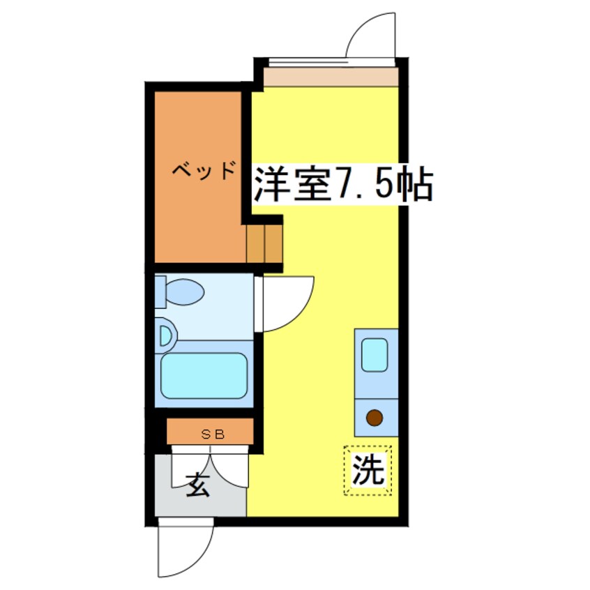 間取図 コーポサブリナ