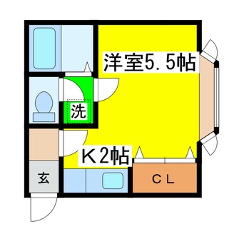 間取図 アークキャビンＦＵＪＩ