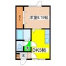 ドリームヒルズ３２ 1DKの間取り