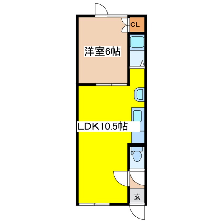 間取図 アップルハイツ