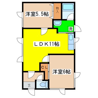 間取図 第二浅里ハイツ