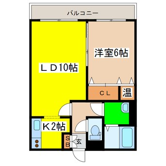 間取図 グランコンフォート愛国東