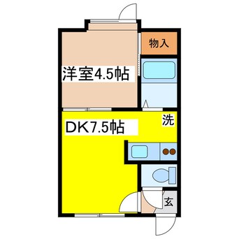 間取図 スターハイツ（芦野）