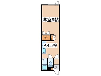 間取図 バレンタインハウスＷＥＳＴ