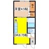 ＶＯＸ５ 1DKの間取り