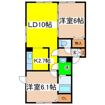 間取図 グランドールＡ館