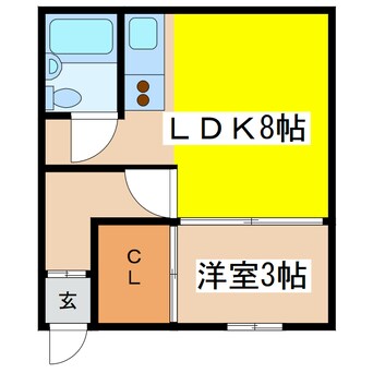 間取図 とがしハイツ