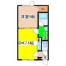ｂｉｓｃｕｉｔ（ビスケット） 1DKの間取り