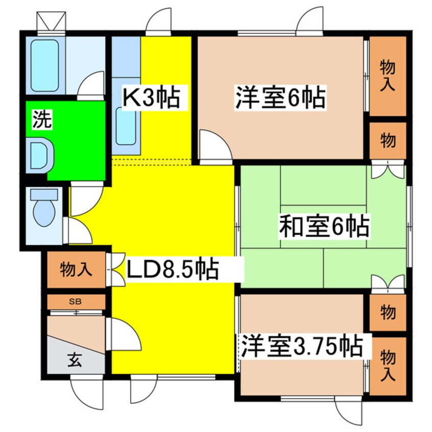 間取図 ノースリバー