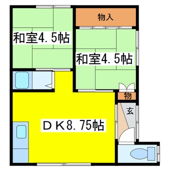 間取図 川端マンション