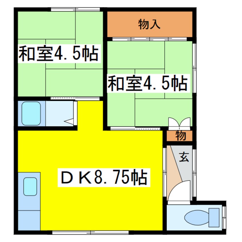 間取図 川端マンション