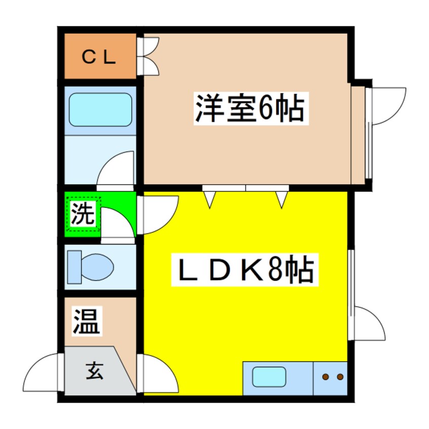 間取図 エステートインかれんと