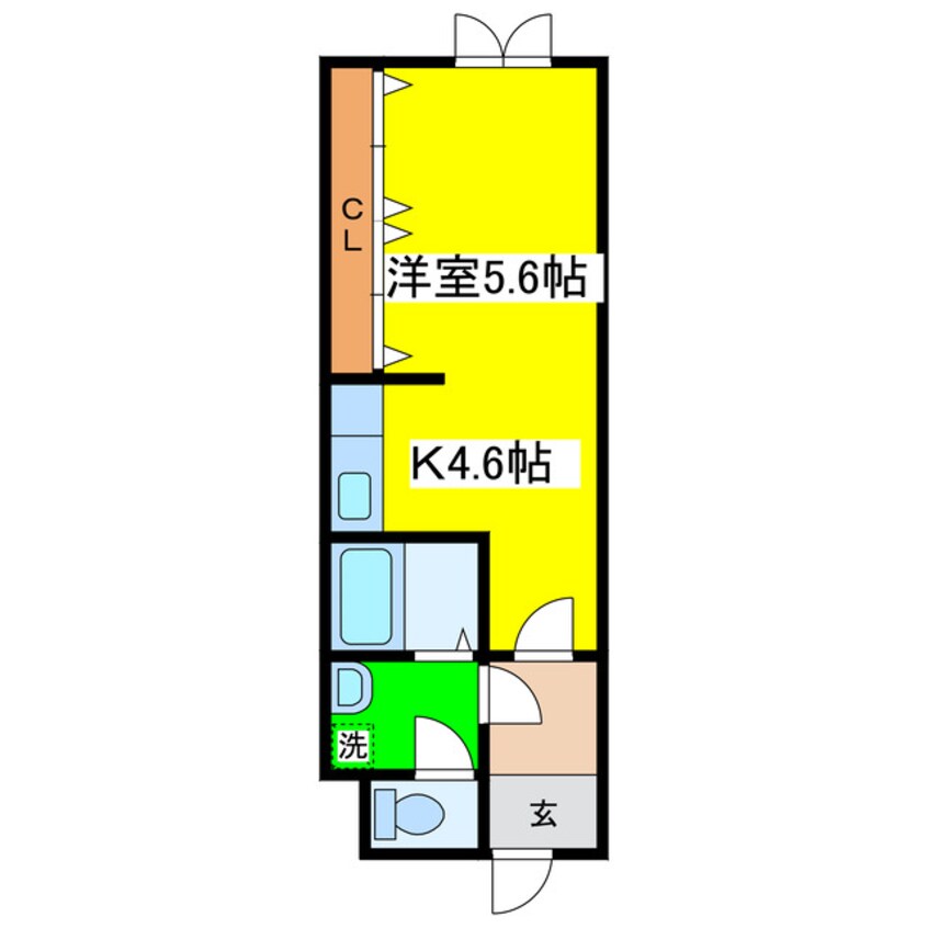 間取図 ジャルディーノ豊川