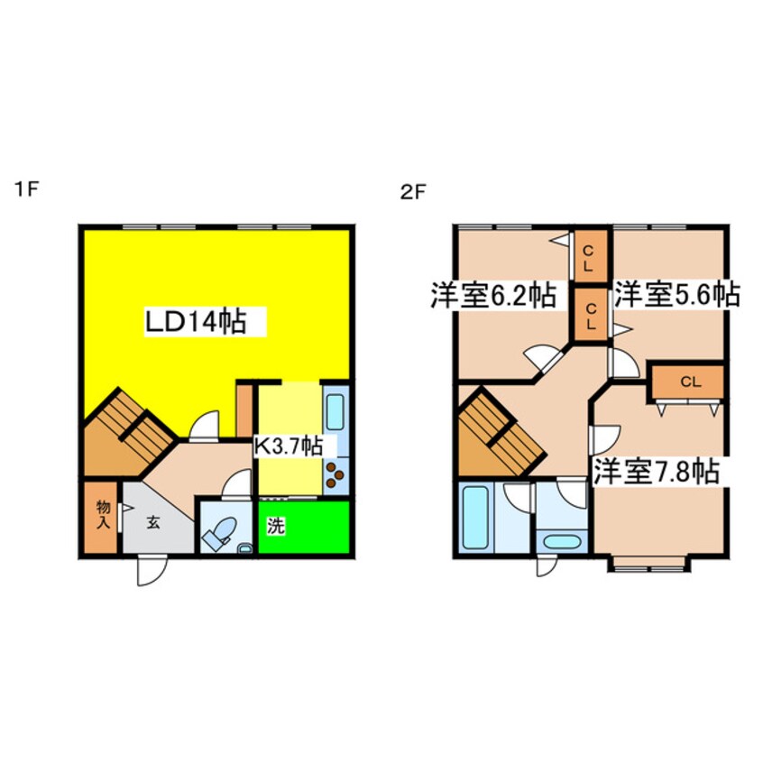 間取図 芦野タウンハウス