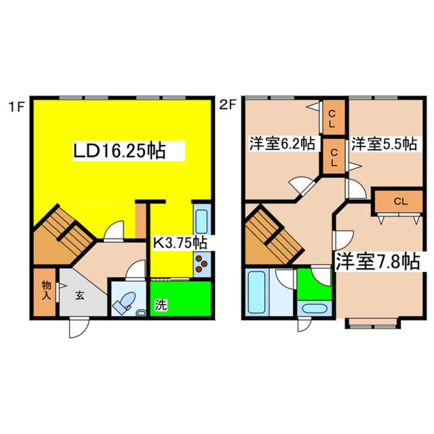 間取図 芦野タウンハウス