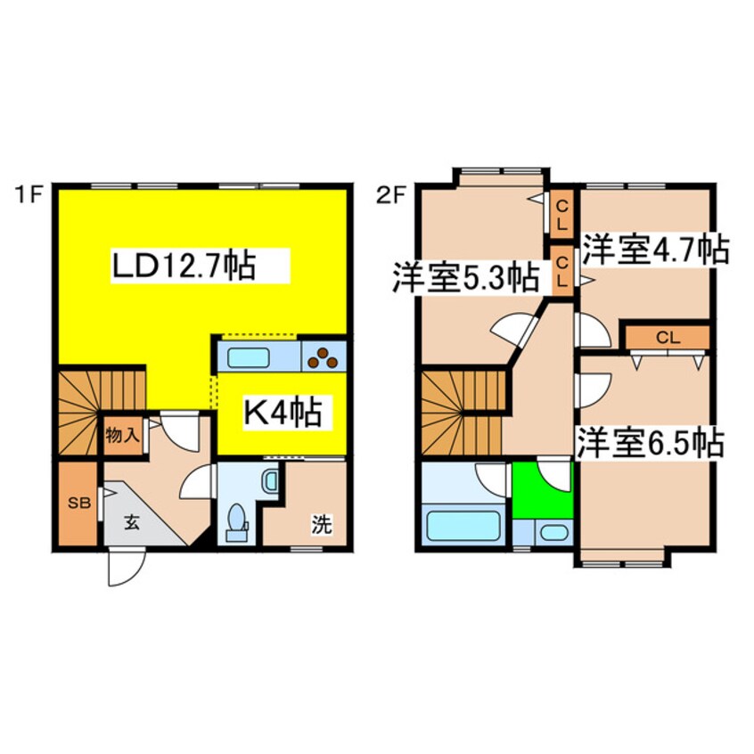 間取図 芦野タウンハウス