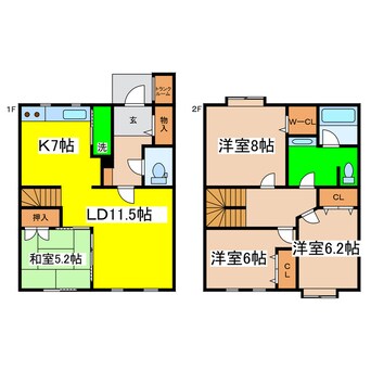 間取図 芦野タウンハウス