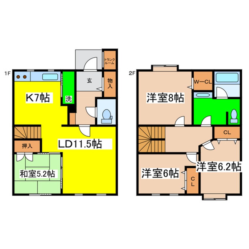 間取図 芦野タウンハウス