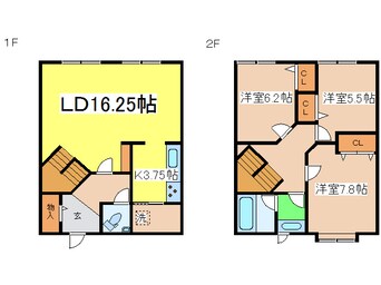 間取図 芦野タウンハウス