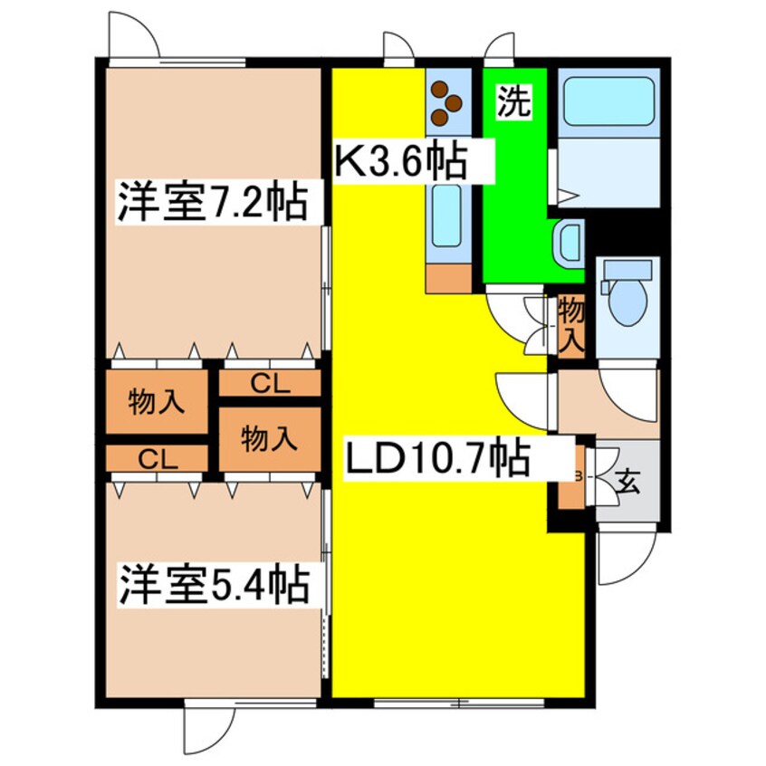 間取図 ストリーム光和