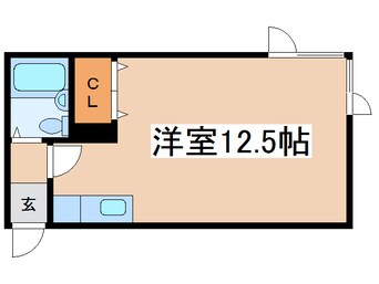 間取図 キャンパスＯＮＯ　Ｂ