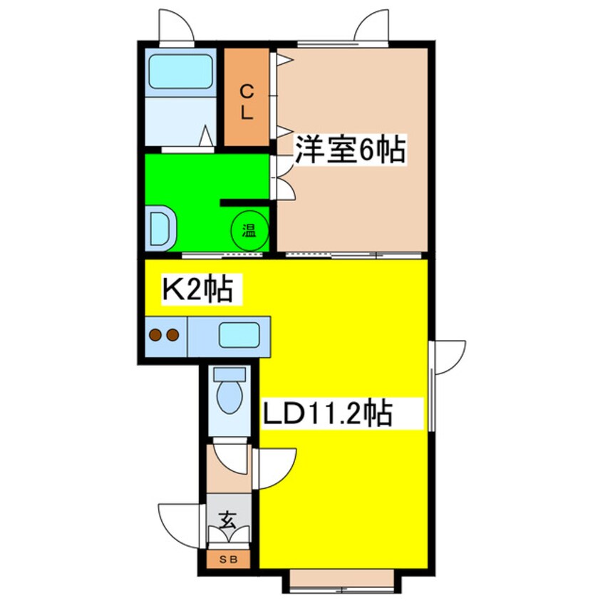 間取図 文苑ビレッジ２番館