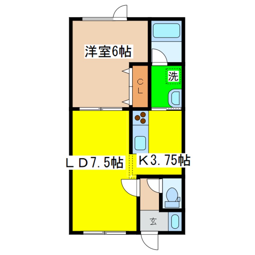 間取図 スパークルレイ