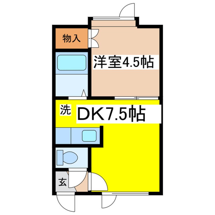 間取図 リヴェールＴ・Ｋ