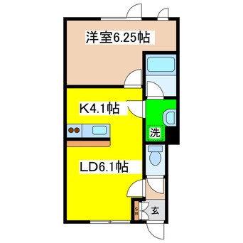 間取図 サウザントスプリング