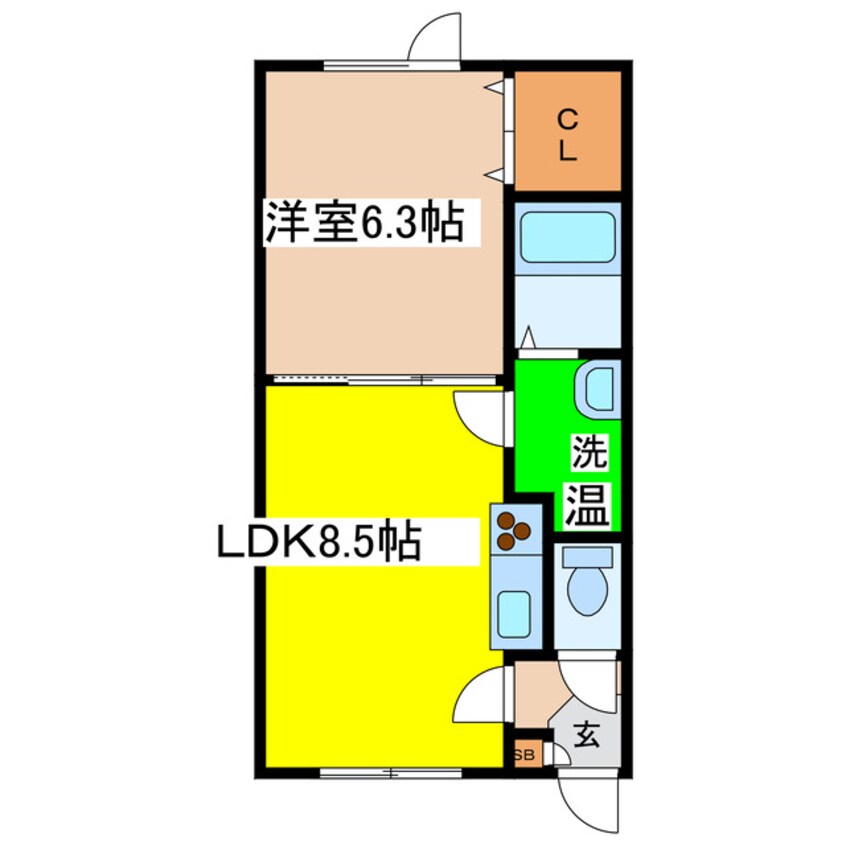 間取図 レラ・ＷＥＳＴ