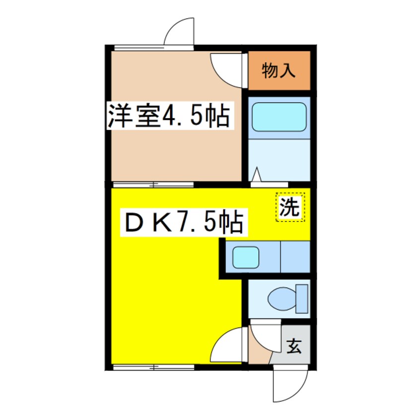 間取図 メールアルタイル