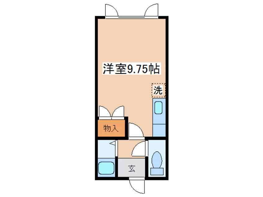 間取図 ＯＮＯコーポラスⅢ－Ｂ