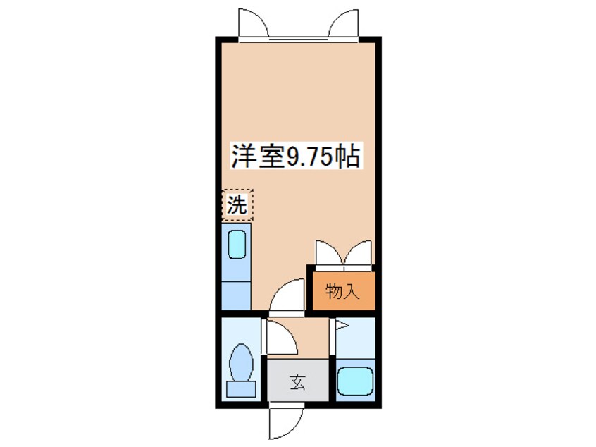 間取図 ＯＮＯコーポラスⅢ－Ｂ