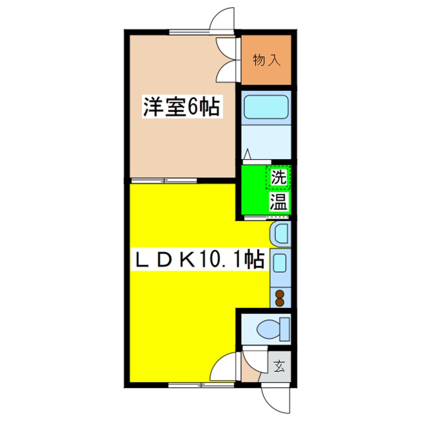 間取図 ハイムきもと２