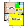レガーロ 1LDKの間取り