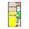 ロイヤルエステート 1DKの間取り